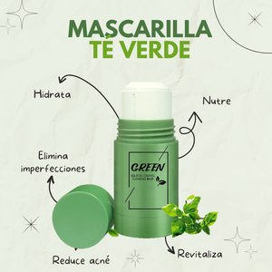 MASCARILLA DE TÉ VERDE: DETOX Y NATURAL